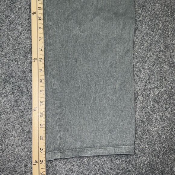 Lauren Jean Co Ralph Lauren Jeans Womens Size 14 Gray Denim Wide Leg - Picture 7 of 9